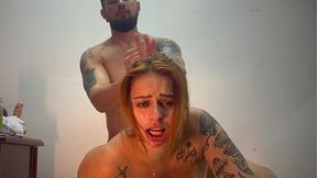 camila vegas aguentando o pau grosso no cu apertado ate gozada creampie dentro - completo