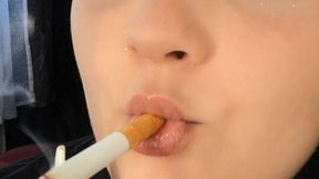 Morning Ritual - cigarette and coffee
