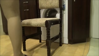 Big nylon ass in hotel