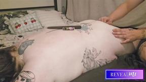 ”RevealMe  BUXXOM BABE MASSAGE, SEXY WAX BACK, & TIT DRIP FETISH”