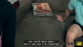 Anna Versailles Gets Her Cleaning Lady Dirty in HD 4K Action