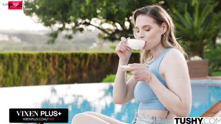Anal TUSHY Temptress Bonni Gee Unleashes Forbidden Desires into Sultry Concealed Session