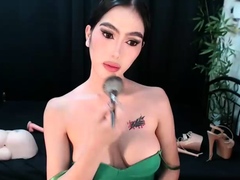 Chubby Brunette Big Boobs Dildo Masturbation