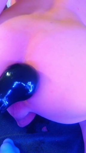 Halloween Vibes with Huge Monster Eggs Inside My Ass