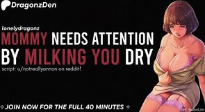 Lonely DragonzASMR's sweet MILF babysitter needs your cream pie to feel better