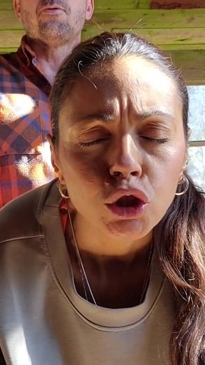 Hot milf gets fucked hard in the ass outside and shows her true face of anal   Clip 1