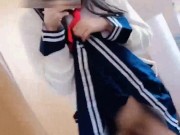 Crossdresser sissy jerkoff solo