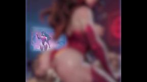 [UBKings] Marvel Rival'_s Scarlet Witch - Creampied Looped - Witch of The Evil Eye Skin