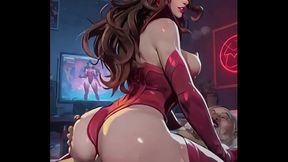 [UBKings] Marvel Rival'_s Scarlet Witch - Creampied Looped - Witch of The Evil Eye Skin