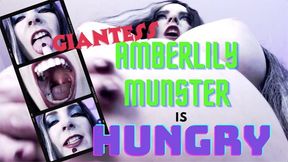 Giantess AmberLily Munster Is Hungry Vore - MP4