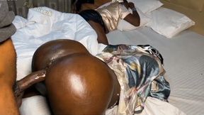 Nigerian Cheating BBW roommate got pussy stretched by roomie's boyfriend's bbc