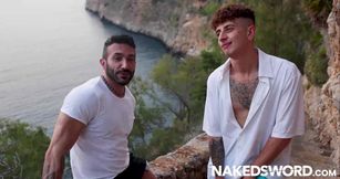 NAKEDSWORD Muscular Justin Jett Fucked Giuspel After Rimjob