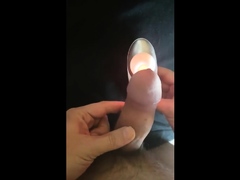 Big-Cock Man's Intense Orgasm Moaning with Sex-Toy