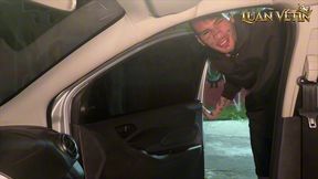 motorista de aplicativo, mete rola em passageiro maloqueiro que estava cacando rola na rua !