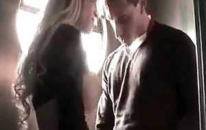 Shemale sucks in a train