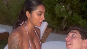 My Wife and My Stepsister with Giant Tits Ride on My Cock- Yasmina Khan - Taste Demonia