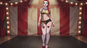 BDSM Stories #2B: Clown Girl's Taped Surrender (Animated)