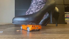 Crushed Dreams: Giantess Bootyful Bella Blast Vs the Orange Sports Car