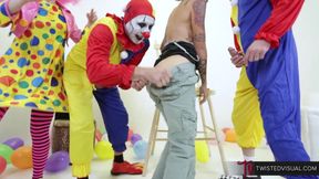 Lucky Asian Gets a Clownbang