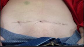 sete dias apos o parto, brincando com a bucetinha rosa da sapatinha