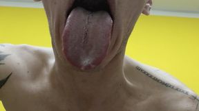Giant Sloppy Saliva Kisses & Cum