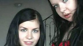 Two ugly Czech bitches are going dirty on cam