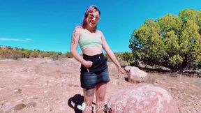 Wetting a Rock in the Desert