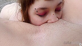 Pussy Licking On A Public Beach While On Vacation In Croatia Andy teen 18+ Loves Tasting Miss Pussycat