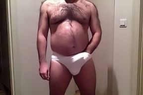 Hairy Daddy Strips and Plays
