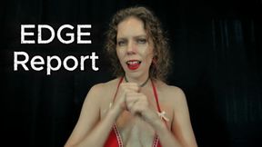 Daily Edge Report #1 - Obedience, and Stroke Control Ritual - Sara Desire XO - HD MP4 1080p