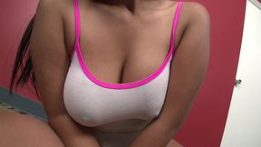 Horny Asian slut with big tits gets pounded