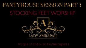PANTYHOUSE SESSION Part 1 STOCKING FEET WORSHIP FOOT JOB -  NYLON - STOCKING  - FETISH - FETISCH - SLAVE - SUB - NYLON  - FÜSSE - SLAVE - SKLAVE - LICK - SNIFF - RIECHEN - FEET BLOWJOB - FEET IN THE FACE - FÜSSE IM GESICHT - SUCK