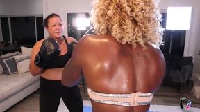 Sugar Diamond Vs Lady O Boxing