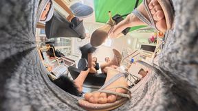 8K VR360 ANNA ERER LELE MARTINA Four giants train dwarfs