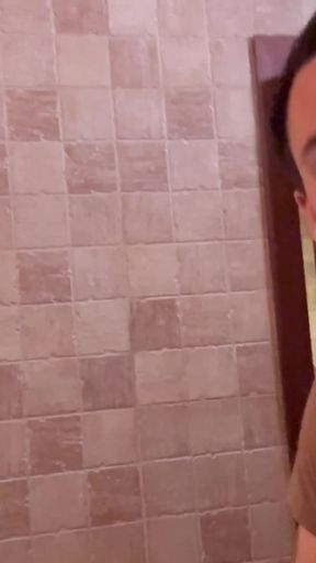 Agf014:: a Naughty Couple Sneaks off to Have Some Dirty Fun in a Public Restroom.