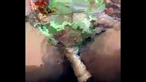 Mischievous Ebony AfricanCamgirl Doll Masturbates In The Backseat Of Her Uncle'_s Moving Car, As He Drives Her Home From School.