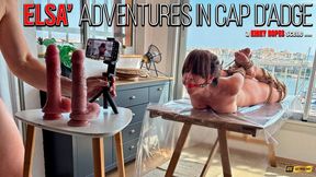 ELSAs' ADVENTURES IN CAP D'ADGE by BONDAGE KINK three parts of amateur porn shooted while in summer vacations