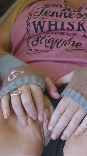 Pussy & Ass Fingering & Orgasm Masturbation in Crotchless Panties