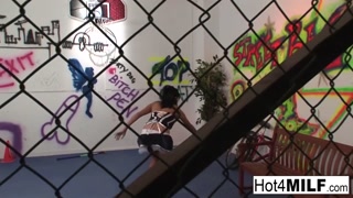 Big tittied  sisters take turns getting fucked hard