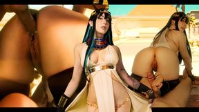 Desert Goddess Entrances Traveler in Erotic Ritual - MollyRedWolf