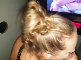 Hawt College Chick Tries Gloryhole and gets Used