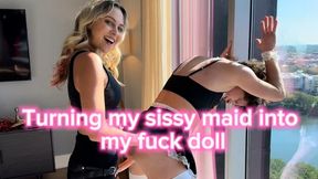 Pegging my Sissy Maid