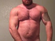 Hot Hung Bodybuilder Naked Flexing Big Dick