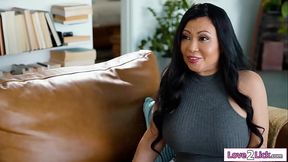 Im pussy fingered by my big tit stepmom before I get married