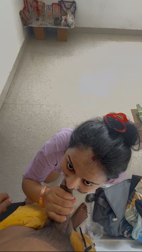 Blowjob mall out face