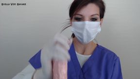 Milking Procedure Handjob - Latex Gloves
