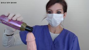 Milking Procedure Handjob - Latex Gloves