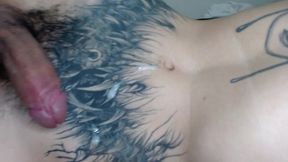 intense masturbation until i cum on my belly