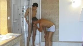 Hotties Branislav and Aleksandar end up spilling seed