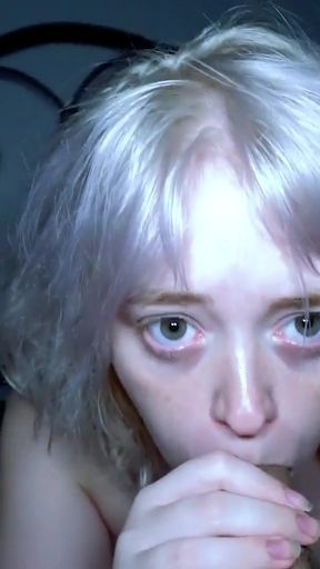 Annie Archer Voluptuous Curvy Blonde Coed Wet Ass Lick Intense Anal!   Clip 1